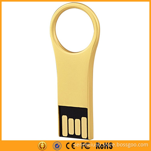 mini metal u disk usb flash drive key shape with custom logo